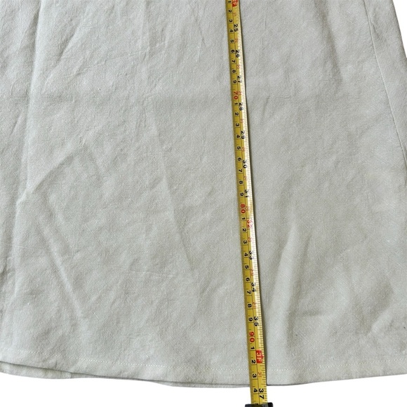 Eileen Fischer Yellow Linen And Rayon Skirt Size L - Picture 3 of 6